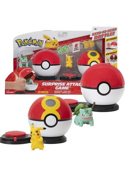 Pokemon Sürpriz Atak Oyun Seti - Pikachu & Bulbasaur