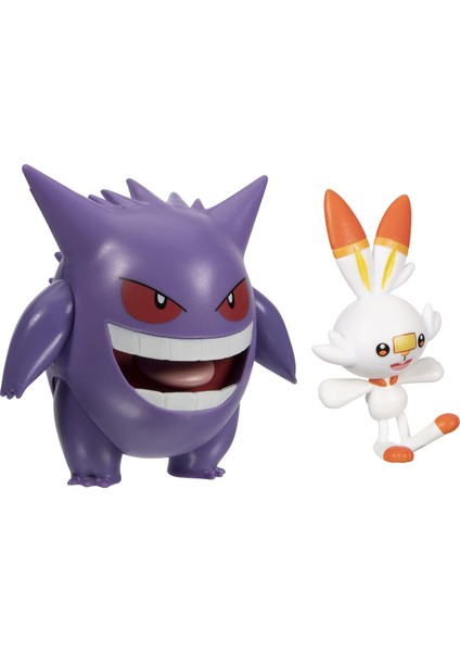 Pokemon Battle 2'li Figür - Gengar & Scorbunny fiyatları