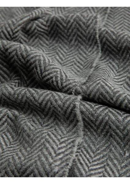 Atkı Balıksırtı Desenli Püskül Detaylı modelleri