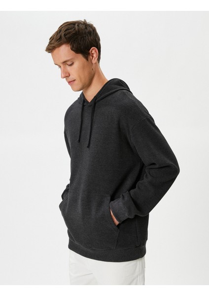 Basic Hoodie Rahat Kesim Uzun Kollu fiyatları