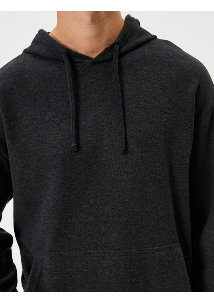 Basic Hoodie Rahat Kesim Uzun Kollu indirimleri