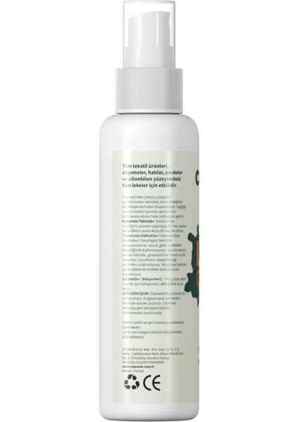 Leke Çıkarıcı Yüzeylere Zarar Vermeyen 100% Doğal Formül 125 ml modelleri