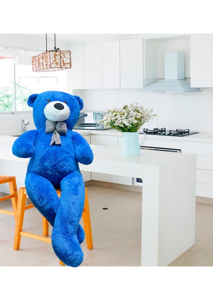 Peluş 120 cm Papyonlu Sevimli Ayı - Sevgiliye Özel % 100 Yerli Pelüş Ayıcık indirimleri