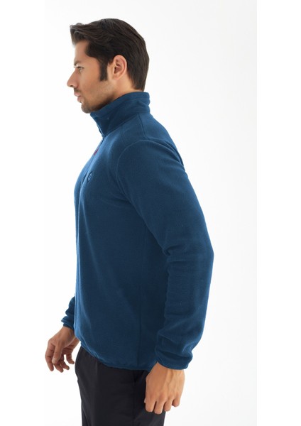 Polar Yarım Fermuarlı Sweat Turkuaz Mavi 6036-11 modelleri