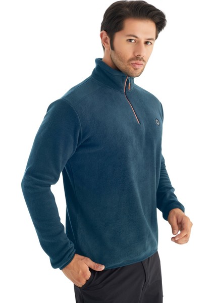 Polar Yarım Fermuarlı Sweat Turkuaz Mavi 6036-11 fiyatları