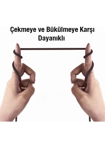 Hc Seri Super Şarj LED Işıklı 1mt 60W Type-C To Type-C Şarj Kablo ve Veri Aktarım Kablosu Type-C Ultra Hızlı Data ve Şarj Kablosu