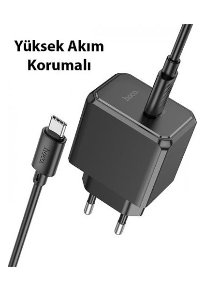 Hc Seri Akım Koruma Turbo QC3.0+30W Şarj Başlık Samsung Huawei Iphone 15 15 Pro Max Şarj Seti