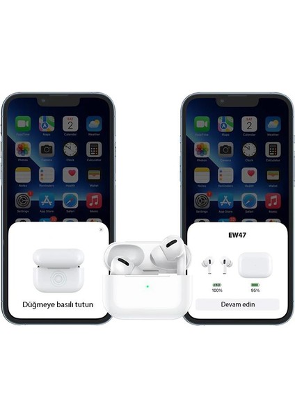 Hc Seri Uzun Şarjlı 300MAH Bluetooth Vers.5.3 Dokunmatik Ipx-5 Hıfı Ses Gürültü Engelleyici Bluetooth Kulaklık