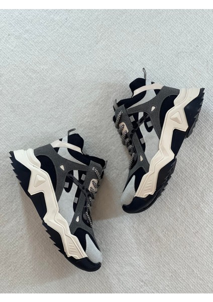 Donna Siyah Bağcıklı Kadın Bot Sneaker fiyatları