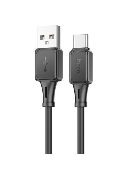 Hc Series 1mt 3A Süper Hızlı USB To Type-C Şarj ve Data Kablosu, Kopmaz Silikon Kablo, Akım ve Isı Korumalı
