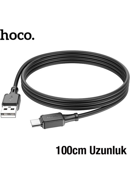 Hc Series 1mt 3A Süper Hızlı USB To Type-C Şarj ve Data Kablosu, Kopmaz Silikon Kablo, Akım ve Isı Korumalı