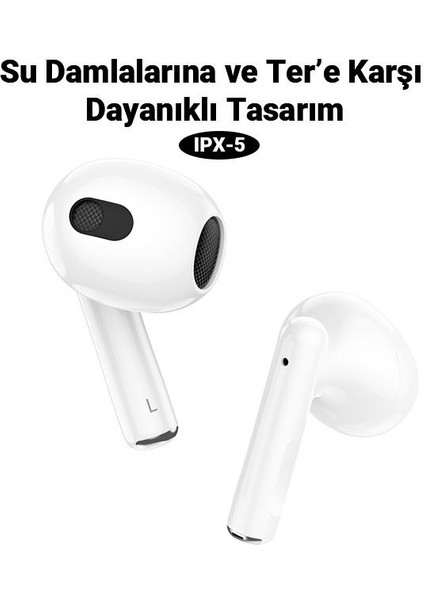 Hc Series BT5.3V Tws Kablosuz Mikrofonlu Kulakiçi Kulaklık, 300MAH Şarjlı Su Geçirmez Hifi Ses Destekli Kulaklık