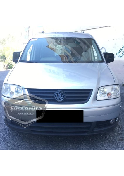 Vw Caddy Mk2 2005-2014 Uyumlu Batman Yarasa Ayna Kapağı Piano Black Abs Plastik