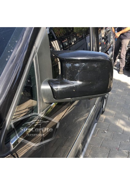 Vw Caddy Mk2 2005-2014 Uyumlu Batman Yarasa Ayna Kapağı Piano Black Abs Plastik modelleri