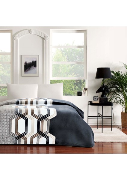 Orfeo Çift Kişilik Battaniye Lacivert