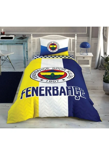 Lisanslı Fenerbahçe Logo Complete Set Tek Kişilik