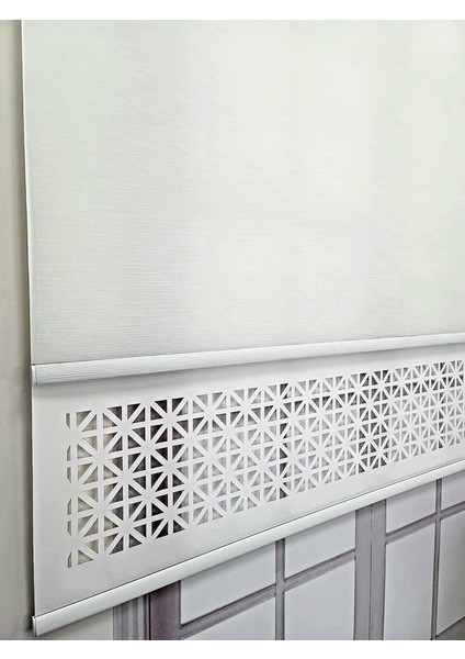 Çift Mekanizmalı Lazer Kesim Tül ve Stor Perde MLT1045 fiyatları