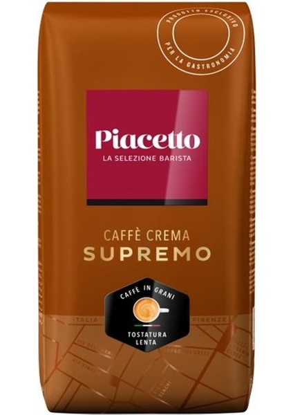 Piacetto Caffe Crema Supremo Çekirdek Kahve 1 kg
