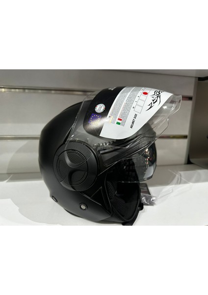 Kask SW-737 Mat Black Çenesiz Güneş Gözlüklü fiyatları