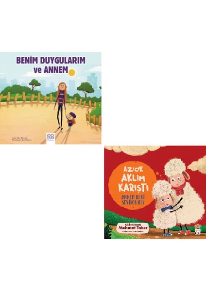 Benim Duygularım ve Annem - Azıcık Aklım Karıştı Annem Beni Seviyor Mu? 2 Kitap Set