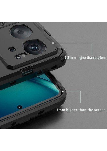 Xiaomi 13T Pro Pc+Tpu Kickstand Back Cover Şok Geçirmez Koruyucu Telefon Kasası (Yurt Dışından) indirimleri