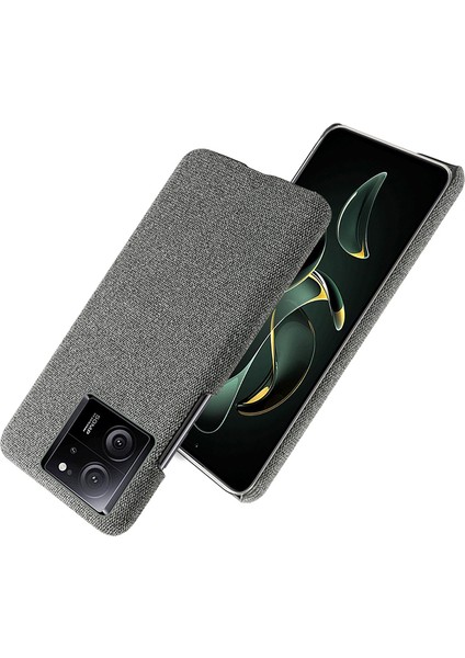 Xiaomi 13T Pro, Kumaş+Sert Pc Koruyucu Telefon Kapak Kılıfı Ince Fit Telefon Kabuğu (Yurt Dışından) fırsatları