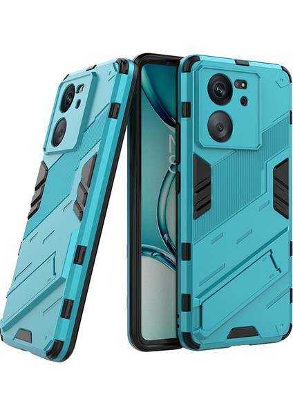 Xiaomi 13T Pro Pc+Tpu Kickstand Back Cover Şok Geçirmez Koruyucu Telefon Kasası (Yurt Dışından)