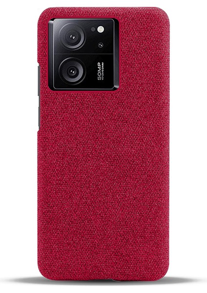 Xiaomi 13T Pro, Kumaş+Sert Pc Koruyucu Telefon Kapak Kılıfı Ince Fit Telefon Kabuğu (Yurt Dışından) indirimleri