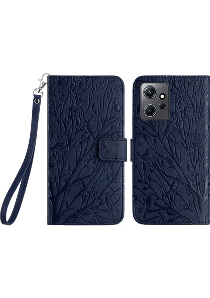 Xiaomi Redmi Note 12 4g Kasa Çizelge Anti-Çizelge Pu Deri Deri Stand Telefon Kapak Kabuğu (Yurt Dışından)