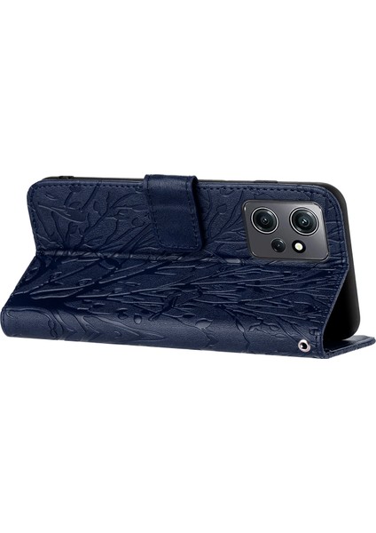 Xiaomi Redmi Note 12 4g Kasa Çizelge Anti-Çizelge Pu Deri Deri Stand Telefon Kapak Kabuğu (Yurt Dışından)