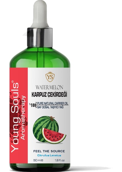 Aromatherapy Watermelon Carrier Oil Karpuz Çekirdeği Bitkisel Taşıyıcı Yağ 50 ml