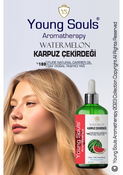 Aromatherapy Watermelon Carrier Oil Karpuz Çekirdeği Bitkisel Taşıyıcı Yağ 50 ml