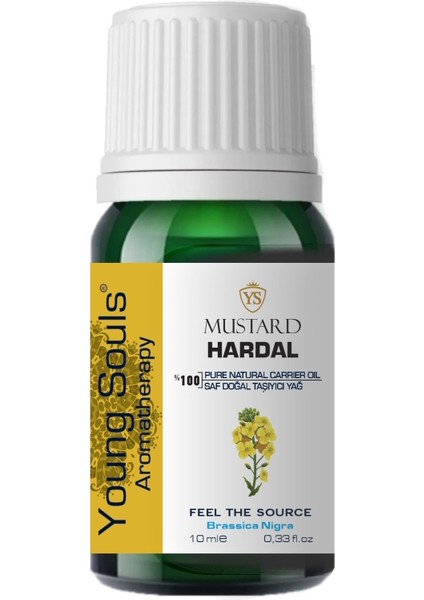 Aromatherapy Mustard Seed Carrier Oil Hardal Bitkisel Taşıyıcı Yağ 10 ml