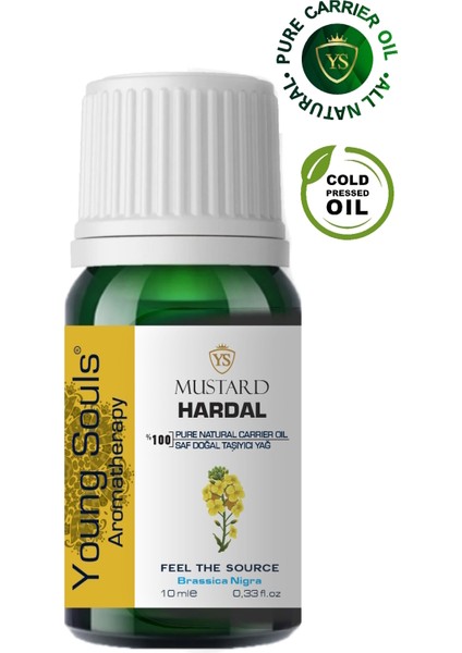 Aromatherapy Mustard Seed Carrier Oil Hardal Bitkisel Taşıyıcı Yağ 10 ml indirimleri
