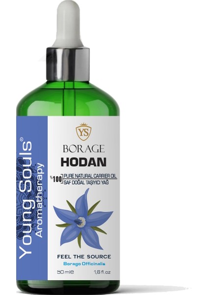 Aromatherapy Borage Carrier Oil Hodan Bitkisel Taşıyıcı Yağ 50 ml