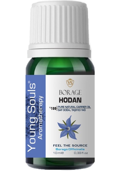 Aromatherapy Borage Carrier Oil Hodan Bitkisel Taşıyıcı Yağ 10 ml