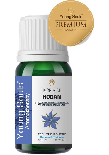 Aromatherapy Borage Carrier Oil Hodan Bitkisel Taşıyıcı Yağ 10 ml
