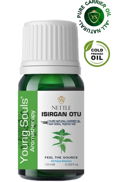 Aromatherapy Nettle Carrier Oil Isırgan Otu Bitkisel Taşıyıcı Yağ 10 ml