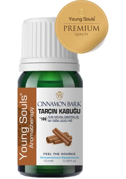 Aromatherapy Cinnamon Bark Essential Oil Tarçın Kabuğu Uçucu Yağ 10 ml