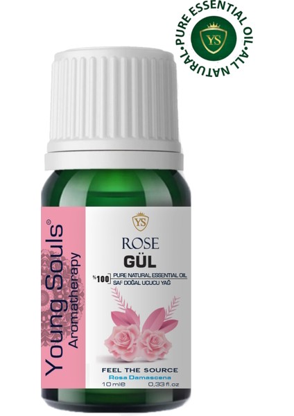 Aromatherapy Rose Essential Oil Gül Uçucu Yağ 10 ml