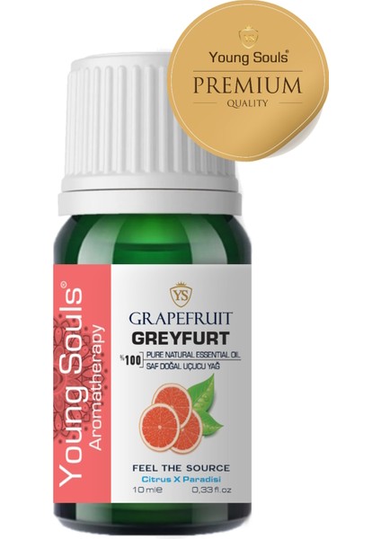 Aromatherapy Grapefruit Essential Oil Greyfurt Uçucu Yağ 10 ml