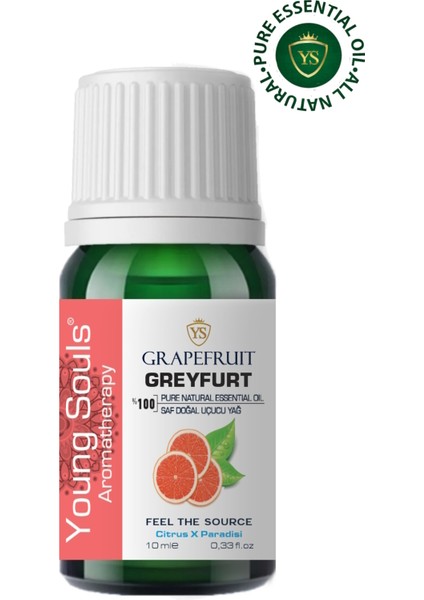 Aromatherapy Grapefruit Essential Oil Greyfurt Uçucu Yağ 10 ml