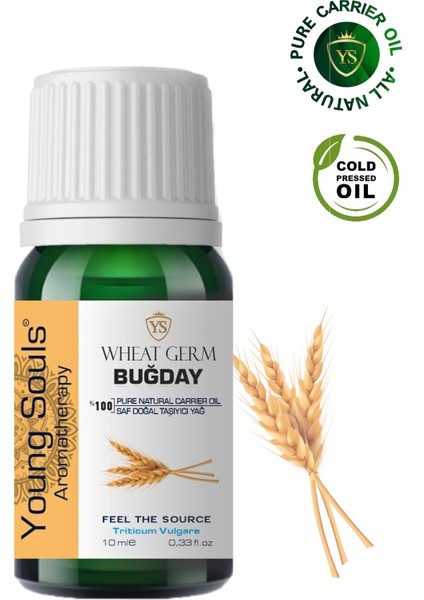 Aromatherapy Wheat Carrier Oil Buğday Ruyşeymi Bitkisel Taşıyıcı Yağ 10 ml