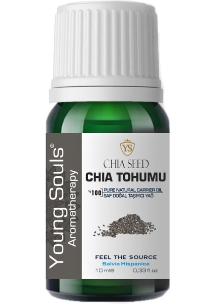 Aromatherapy Chia Seed Carrier Oil Chia Tohumu Bitkisel Taşıyıcı Yağ 10 ml