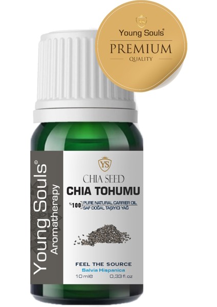 Aromatherapy Chia Seed Carrier Oil Chia Tohumu Bitkisel Taşıyıcı Yağ 10 ml