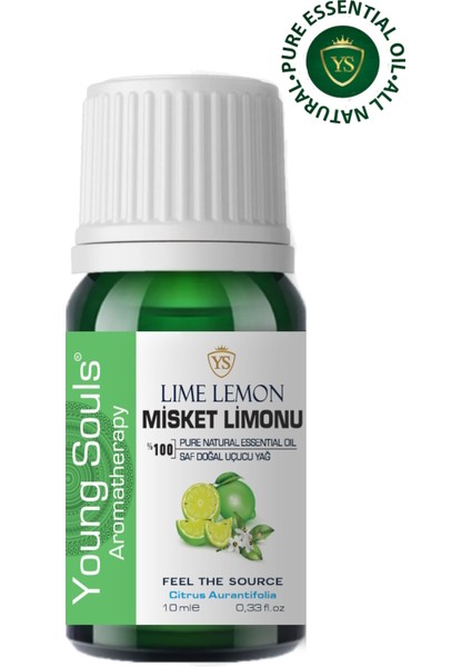 Aromatherapy Lime Lemon Essential Oil Lime Limon Uçucu Yağ 10 ml