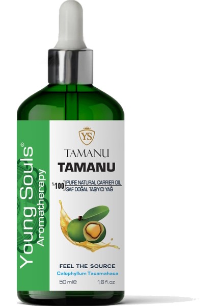 Aromatherapy Tamanu Carrier Oil Tamanu Bitkisel Taşıyıcı Yağ 50 ml