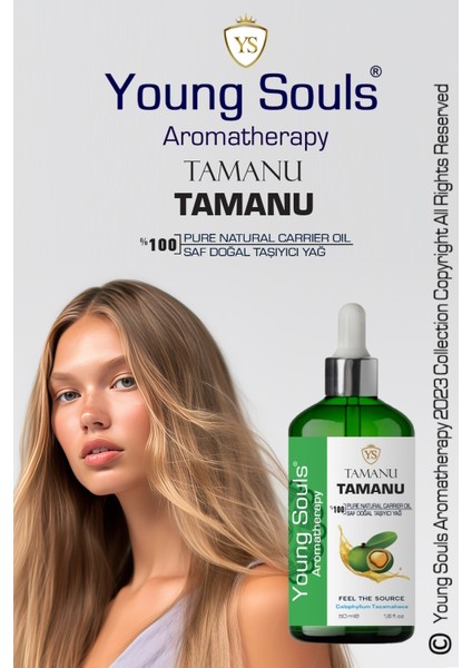 Aromatherapy Tamanu Carrier Oil Tamanu Bitkisel Taşıyıcı Yağ 50 ml