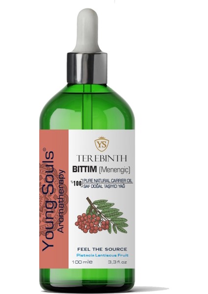 Aromatherapy Terebinth Carrier Oil Bıttım Menengiç Bitkisel Taşıyıcı Yağ 100 ml