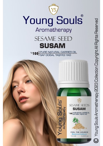 Aromatherapy Sesame Carrier Oil Susam Bitkisel Taşıyıcı Yağ 10 ml fiyatları